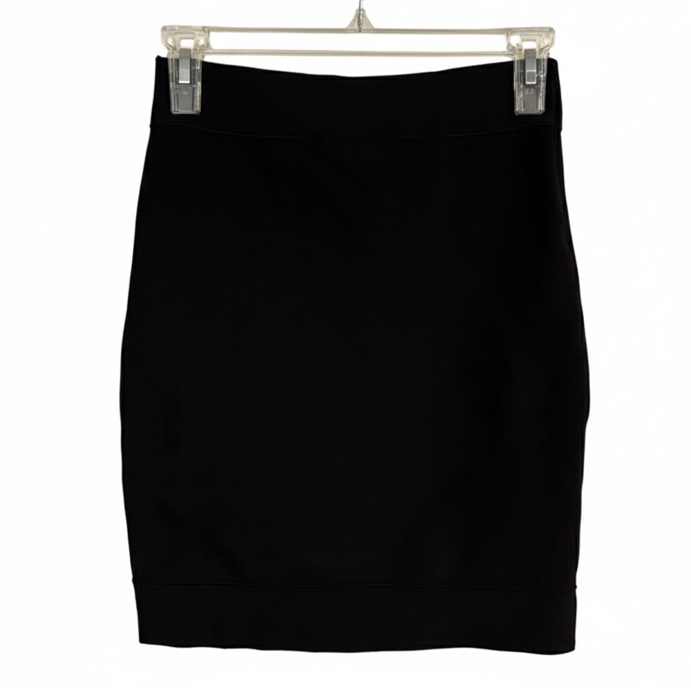 🔴 BCBGMAXAZRIA Black Bandage Bodycon Mini Skirt Size Medium